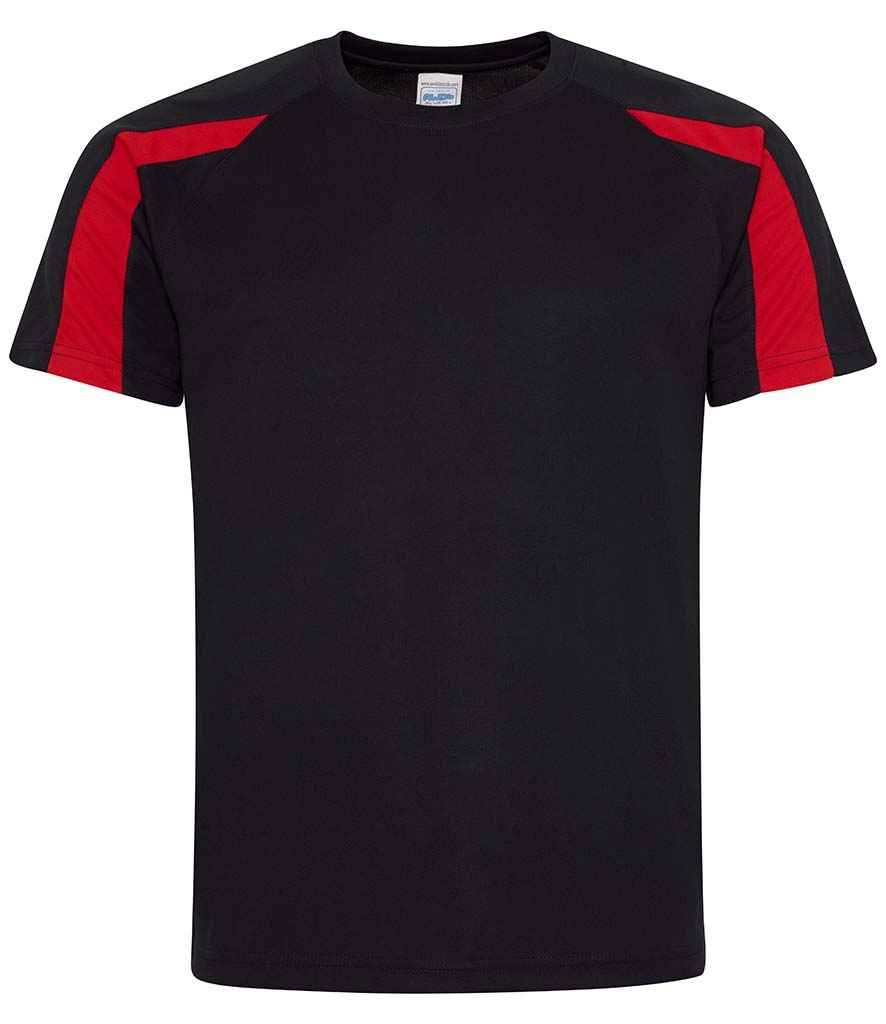 Deevaz Combo Of 3 (Black- Red-Purple ) Breathable Cotton Solid T-Shirt –