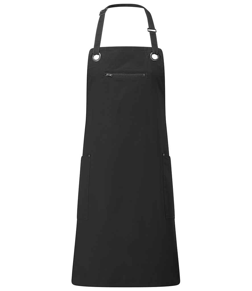 Premier Barley Contrast Stitch Bib Apron | Name Droppers - Printing and ...