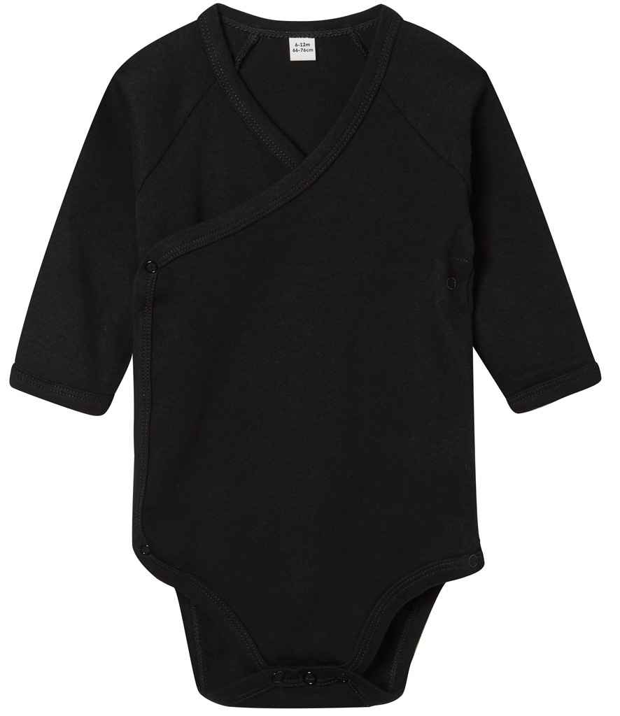 BabyBugz Baby Long Sleeve Kimono Bodysuit